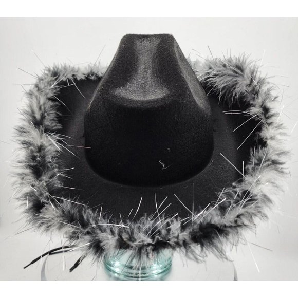 Michael Flatley\'s Lord of the Dance Black Light Up Feathered Cowboy Hat Souvenir main image 9
